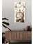 Sevimli Kedi Temalı Mdf Dikdörtgen Duvar Saati – 30X60 cm Uv Baskı– USD080 2