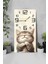 Sevimli Kedi Temalı Mdf Dikdörtgen Duvar Saati – 30X60 cm Uv Baskı– USD080 6