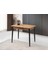 Ortadan Açılır Büyüyen Ahşap Yemek Masası Meşe 80X130CM Sadece Masa Fiyatıdır 1