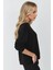 Kadın Modal Touch Basic Sweatshirt Siyah 2