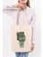 Çınar Lady Frog Baskılı Bez Çanta 35x40x8 cm Hafif ve Dayanıklı Tasarım Özellikli 4