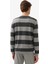 Erkek Gri Melanj Sweatshirt – Bisiklet Yaka, Uzun Kollu C6T3N804 5