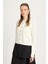 Düğmeli Triko Hırka Ekru 1