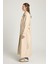 Kadın Taş Oversize Astarsız Tam Boy Deri Trench 30022 1
