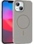 Bfs iPhone 15 Plus Broş Magsafe Kapak - Titan Gri 1
