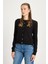 Düğmeli Triko Hırka Siyah 1