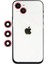 Bfs iPhone 14 Shine Kamera Lens - Kırmızı 1