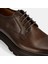 Erkek Kahve Bağcıklı Günlük Deri Ayakkabı 6