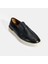 Erkek Lacivert Deri Loafer 5