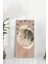 Mdf Dikdörtgen Modern Desenli Duvar Saati – 30X60 cm Uv Baskı– USD087 3
