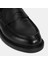 Erkek Siyah Deri Loafer 6