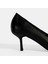 Kadın Siyah Deri Stiletto 6