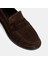 Kadın Kahve Süet Loafer 6