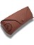 Kahverengi Gözlük Kılıfı Dayanıklı Deri Tasarım 1 Adet 2
