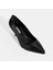 Kadın Siyah Deri Stiletto 5