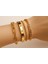 X-lady Altın Kaplama 4 Parça Kombin Bileklik Kadınlar İçin Şık Tasarım 3