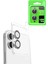Bfs iPhone 16 Raze Metal Kamera Lens - Beyaz 1
