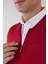 Polo Yaka Fermuar Detaylı Kırmızı Erkek Yün Triko TR23KNOS23211_D24 3