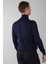Erkek Yün Basic Yarım Balıkçı Yaka Triko Lacivert TR23KNOS23210_D39 2