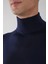 Erkek Yün Basic Yarım Balıkçı Yaka Triko Lacivert TR23KNOS23210_D39 3
