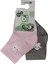 Bibaby Desenli Bamboo 2'li Çorap 68384 Pembe Gri 1