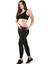 Siyah Kadın Termal Sauna Atlet Tayt Takım - 743 2