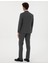 Erkek Füme Slim Fit %100 Yün Takım Elbise 50313966-VR058 5