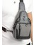 Erkek Kanvas Antrasit Çapraz Askılı Omuz Çantası Kanvas Çanta 4
