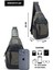 Erkek Kanvas Antrasit Çapraz Askılı Omuz Çantası Kanvas Çanta 7