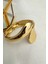 Özel Seri Altın Rengi Modern Tasarım Kelepçe Bileklik (Iç Çapı:5,5cm) 4