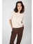Taş Yarım Balıkçı Yaka Kısa Kollu Kadın Triko Bluz 2308 2
