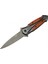 Benchmade DA27B Gri Sivri Kamp Çakı 20CM - Yarı Otomatik, Kutulu, Ahşap - Metal Sap 1