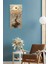 Dekoratif Ağaç ve Ay Desenli Mdf Dikdörtgen Duvar Saati – 30X60 cm Uv Baskı– USD092 4
