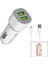 Iphone - Kablolu Oto - Araç Çakmaklık Şarj Başlık Set 3.1A - 155W - 1mt Kablo HY-X44 (5224) 1