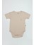 Bistyle Organik Natural Basic Style Yarım Kol Body BS17103 Bej 1