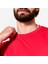 Domyos Erkek Kısa Kollu Fitness Tişörtü - Yuvarlak Yakalı - Kırmızı 3