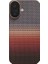 iPhone 17 Uyumlu Kılıf M-Safe Şarjlı Aramid Fiber Pitaka Tactile Woven Sunset-Moonrise Serisi Kahve 1