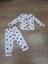Kız Çocuk Kalpli Önden Düğmeli Pamuklu Pijama Takımı 3