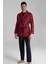 12000 Erkek Bordo Sabahlık Pijama Şort 5'li Set Takım 2