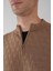 Camel Yarım Balıkçı Yaka Fermuar Detaylı Jakarlı Erkek Triko TR23K23208_D70 3