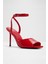 Kaiasien Sandalet Yüksek Topuklu Sandalet - Kırmızı 4