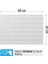Smilesepet Çok Amaçlı Organizatör Pano Pegboard (Tek Parça) Yapışkanlı 40 cm x 28 cm Beyaz 1