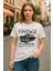 Vintage Baskılı Kadın Tişört 2