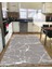 Mablet Gri Kaymaz Tabanlı Yıkanabilir Halı Kilim Yolluk 1