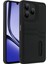 Zengezur Newface Realme Note 50 4g Kılıf Sara Kartvizitli Deri Kılıf - Siyah 1