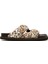 Kadın Terlik Galıa G106359 Genuins Vegan Tile Camel 1