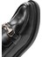 Kadın Siyah Tokalı Maskülen Loafer 25AFD400118 10