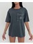 Kadın Taşlı Pamuklu-Shirt Geniş Kalıp Büyük Bedene Uygun 1