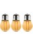 G45 Rustik LED 3 Adet Ampul Sarı Top 1