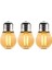G45 Rustik LED 3 Adet Ampul Sarı Top 2